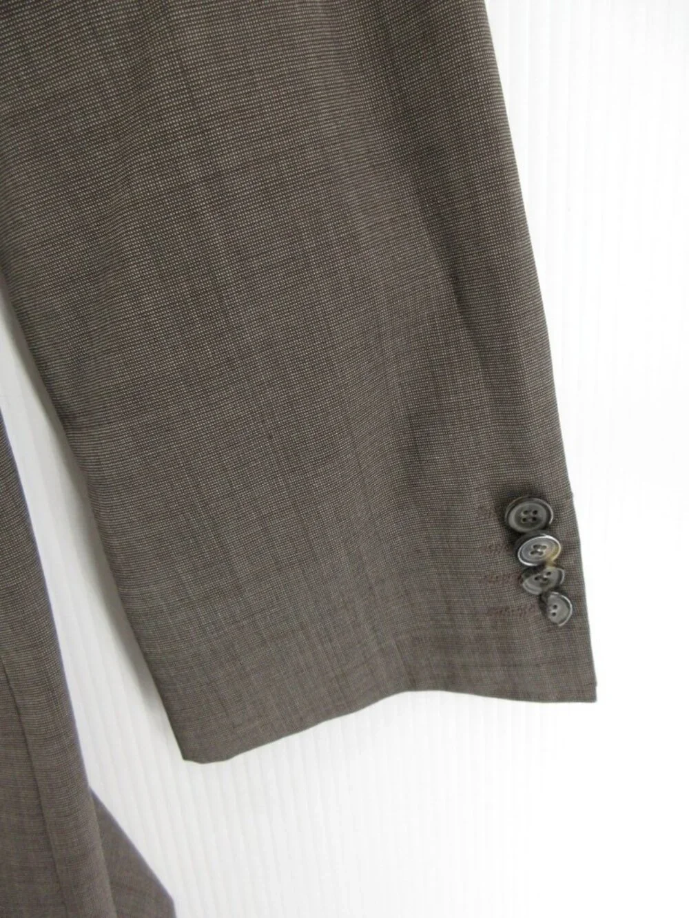 Hugo Boss Suit 46 L Virgin Wool Blend Stretch Luxury Classic 38X34 *